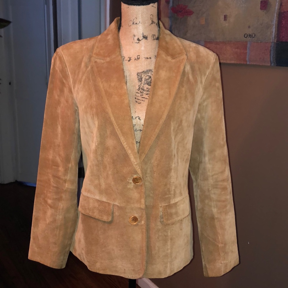 Margaret Godfrey suede jacket